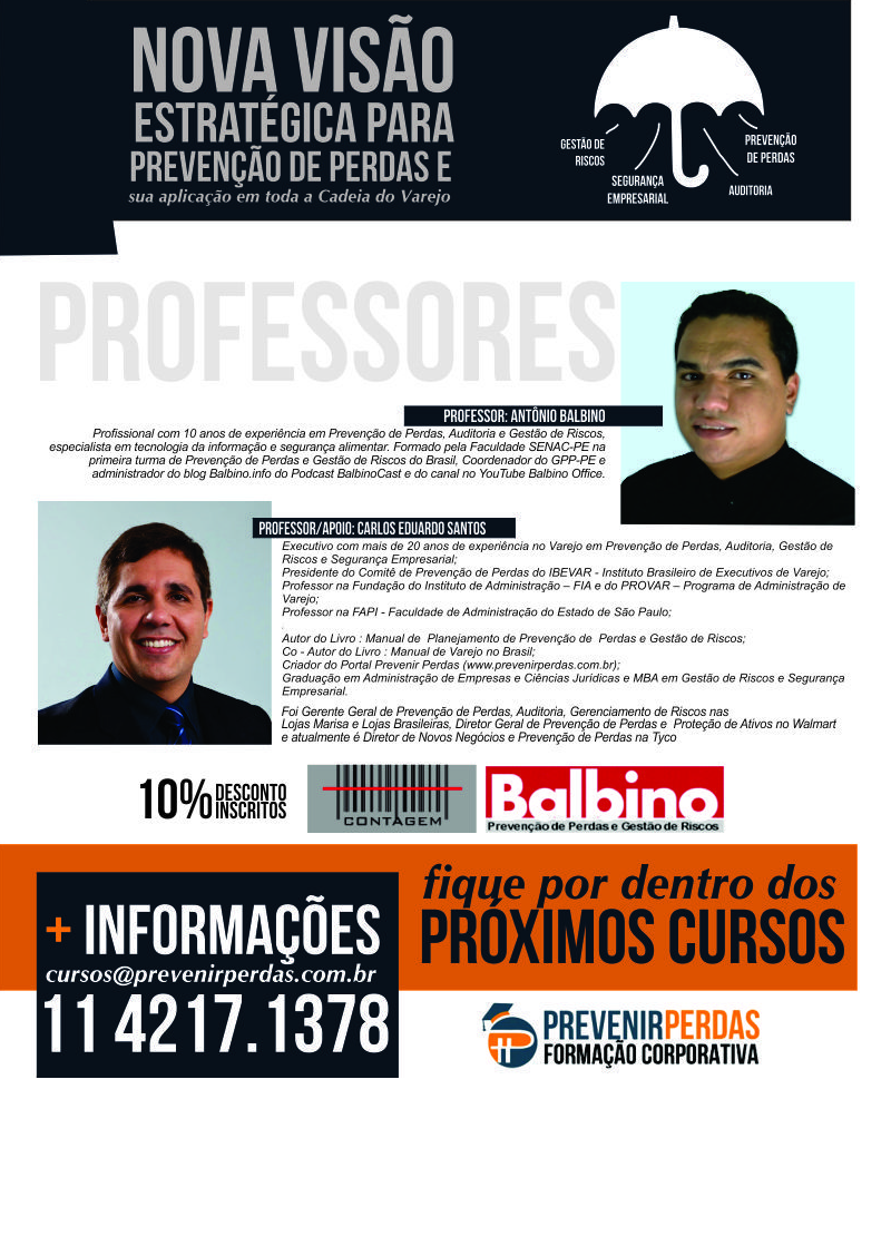 Curso de Prevenção de Perdas em Recife